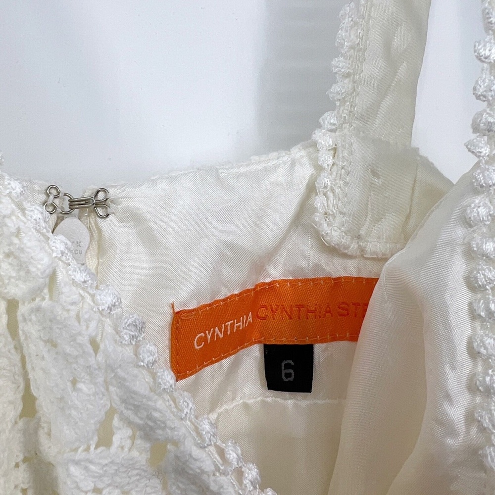 Cynthia Steffe Dress Lace Embroidered Sleeveless - Picture 4 of 11
